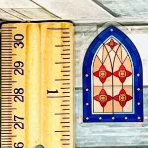 🌀10/$10🌀 Holographic Mosaic Window Reusable Sticker Decal